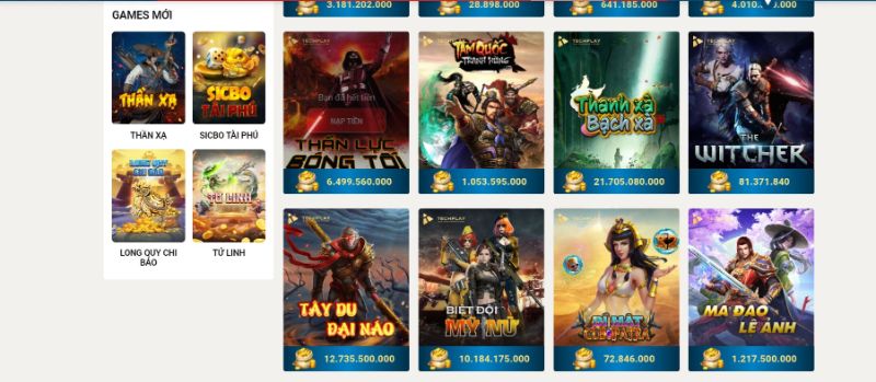 Chơi slots Sin88 - giàu to nhanh chóng không khó Chọn cho mình một trò chơi với phong cách yêu thích để bắt đầu