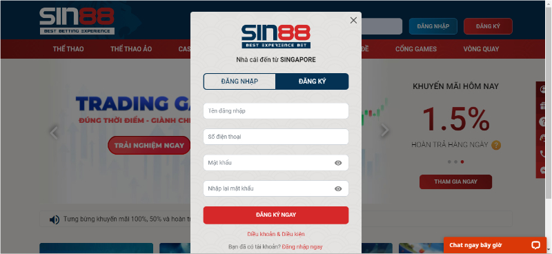 Lô đề ba miền Sin88 - Thế giới số học giúp cộng đồng game thủ giàu to Mọi người đăng ký thông tin tài khoản game cá nhân cho mình tại Sin88