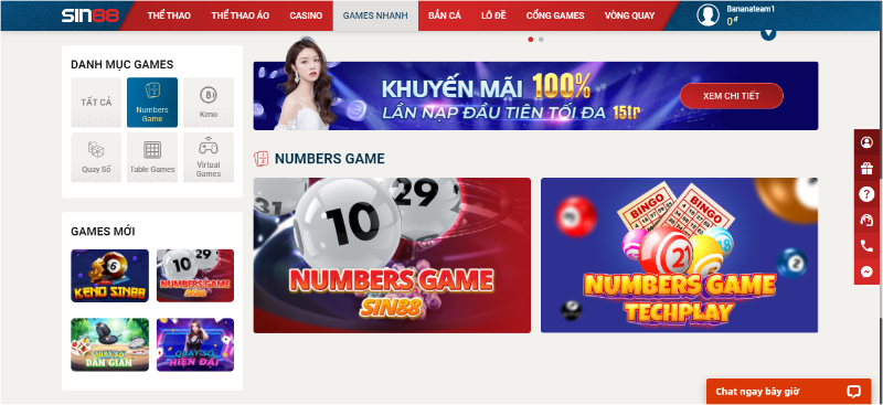 Number Game Sin88 - Làm giàu từ những con số vàng Kinh nghiệm chơi Number Game giành chiến thắng trong tích tắc là gì?