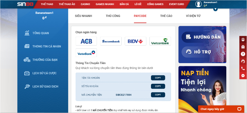 Bắn cá - Đại dương xanh Sin88 giúp tay chơi giàu to Bắn cá đổi thưởng, các tay thợ săn chắc chắn không thể thiếu đạn dược