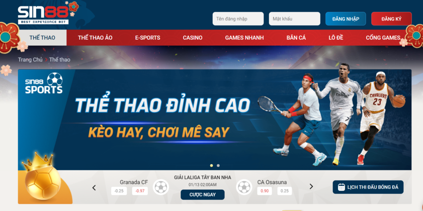 Tham Gia Chơi Ngay Các Esport tại nhà cái Sin88