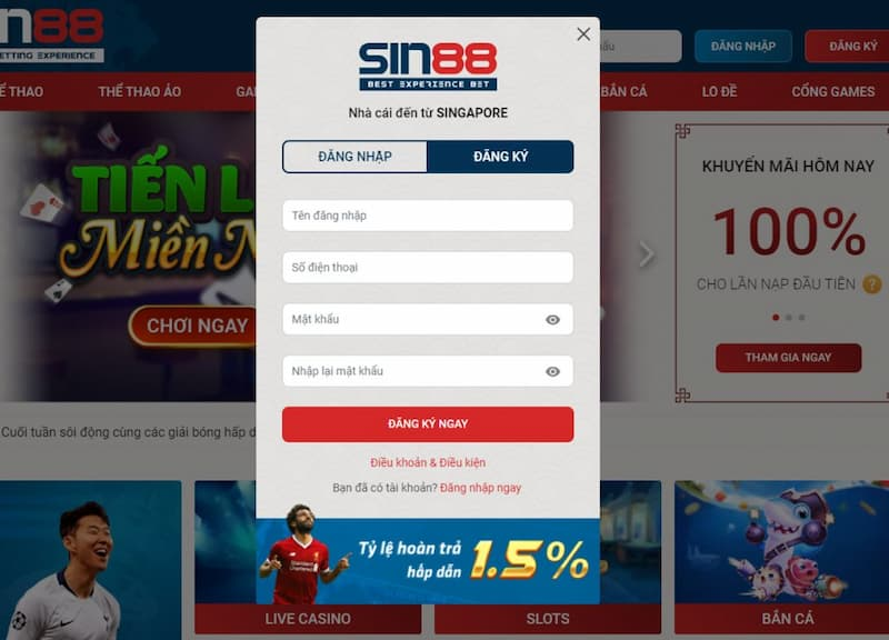 Đánh Giá SIN88 - Có Thật Sự An Toàn Và Uy Tín Như Lời Đồn SIN88 luôn yêu cầu người chơi kích hoạt số điện thoại chính chủ.