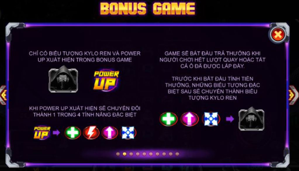 Nổ hũ Thần lực Bóng tối - bonus