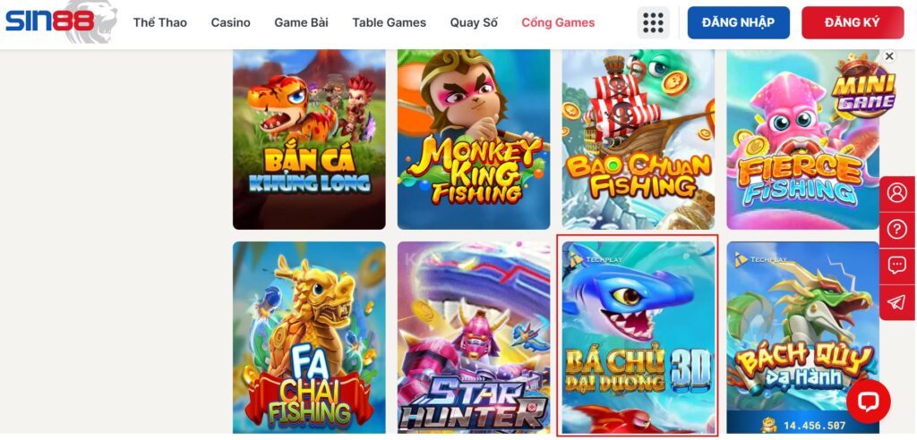 cách chơi game Bắn cá Bá Chủ Đại Dương 3D 