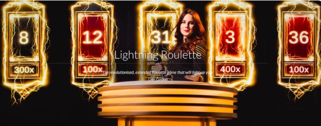 Cách chơi Lightning Roulette