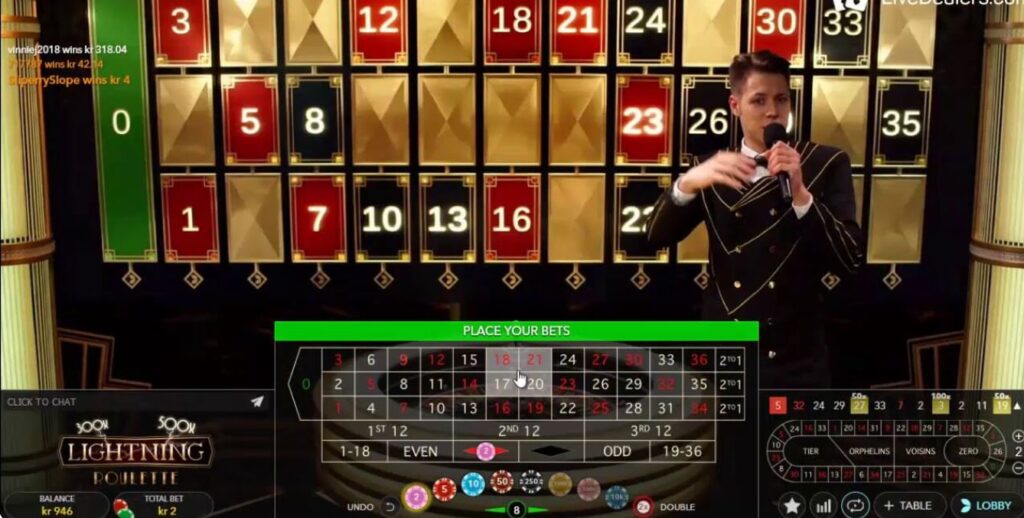 Cách chơi Lightning Roulette sin88