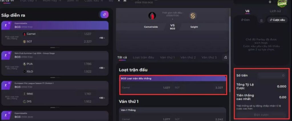 kèo cược Rainbow Six